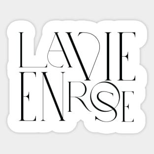 La Vie en Rose Sticker